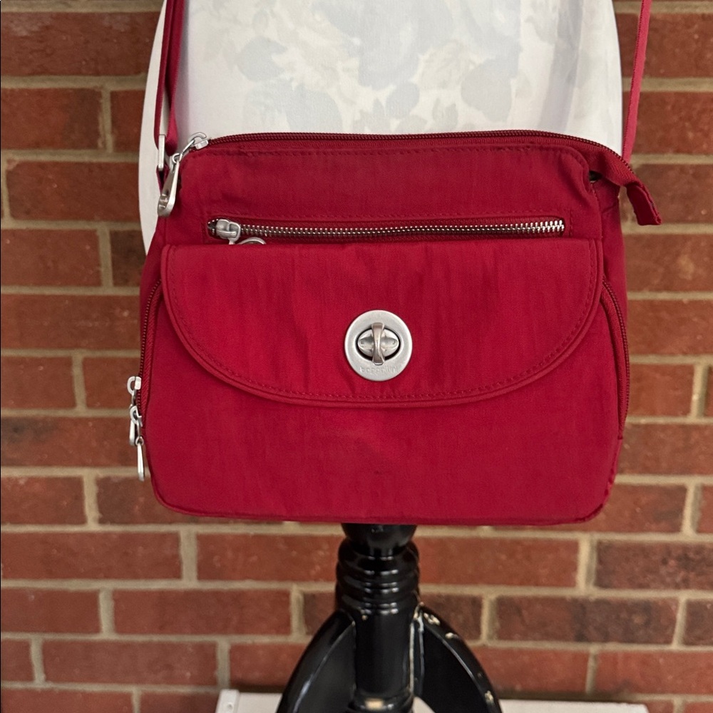 Baggallini Calais Beet Red Crossbody Bag